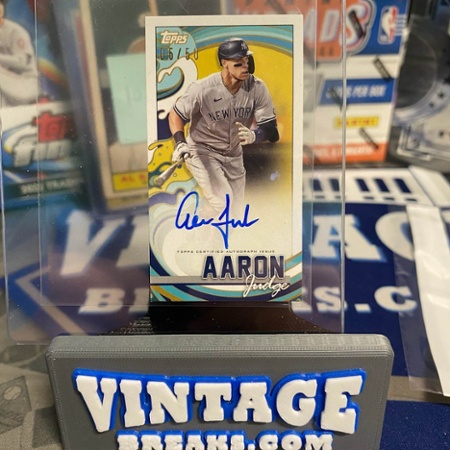 Aaron Judge Rookie Card Products Available with Vintage Breaks